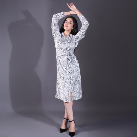 White Satin One Piece