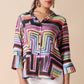 Pink Muslin Multicolor Shirt