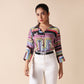 Pink Muslin Multicolor Shirt