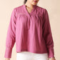 Onion Pink Cotton Relaxed Fit Top